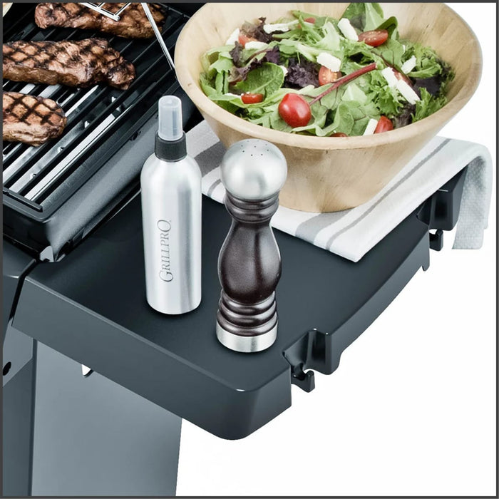 Broil King Gem 31 Inch Freestanding Grill with 435 sq. in. Cooking Surface, Stainless Steel Burners, Control Knobs, Electronic Ignition, Side Shelves and Flav R Wave Cooking System