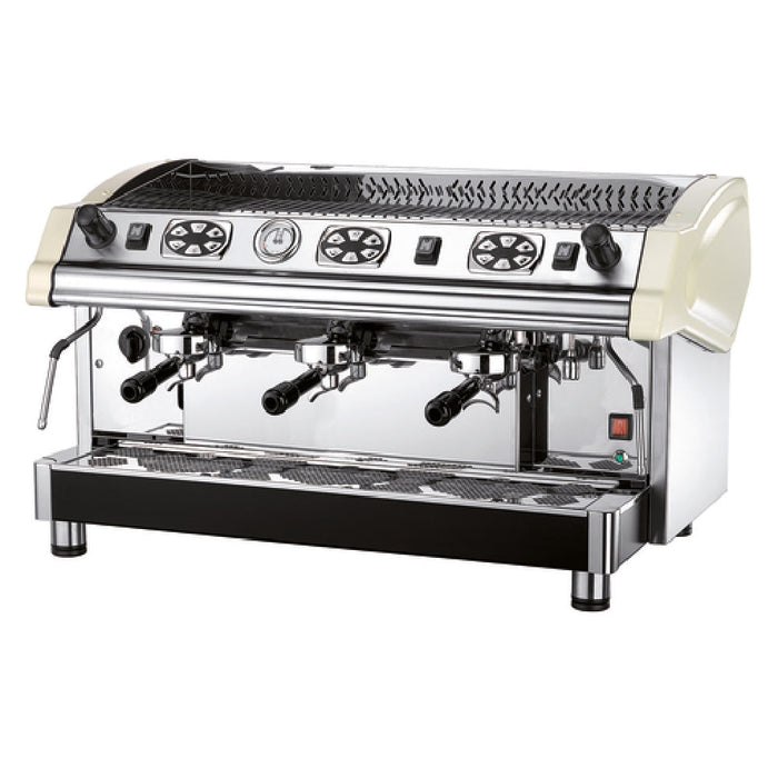 Rosito Bisani TECNICA 3 GROUP Espresso Cappuccino Machine 38 Inch Wide Electric with Programmable Touchpad