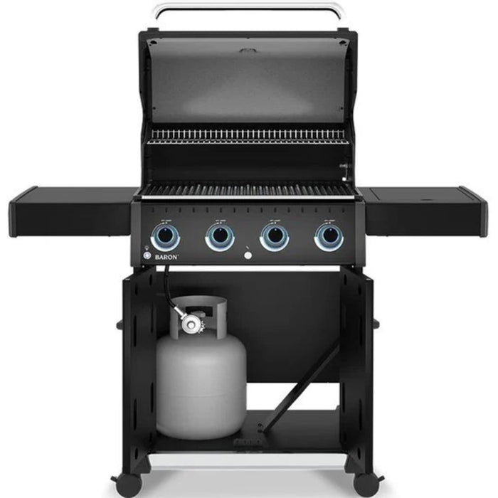 Broil King Baron 420 Pro Shadow 4 Burner Natural Gas Grill - Black - 674117