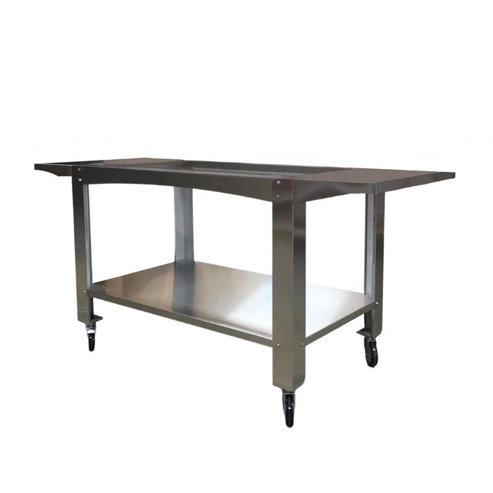 WPPO Stainless Steel Cart for Karma 55-in Wood Fired Pizza Oven - WKCT-4S
