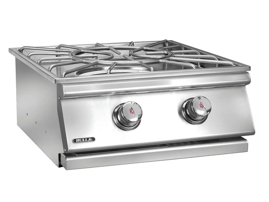 Bull Built-In Gas Stainless Steel Power Burner with Stainless Steel Lid