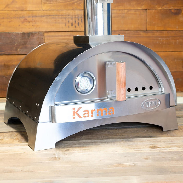 WPPO Karma 25-in Wood Fired Pizza Oven w/ Stainless Steel Base - WKK-01S-304
