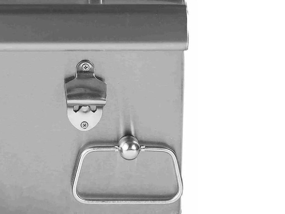 Bull 30-Inch Stainless Steel Slide-In Bar Center with Ice Chest & Sink