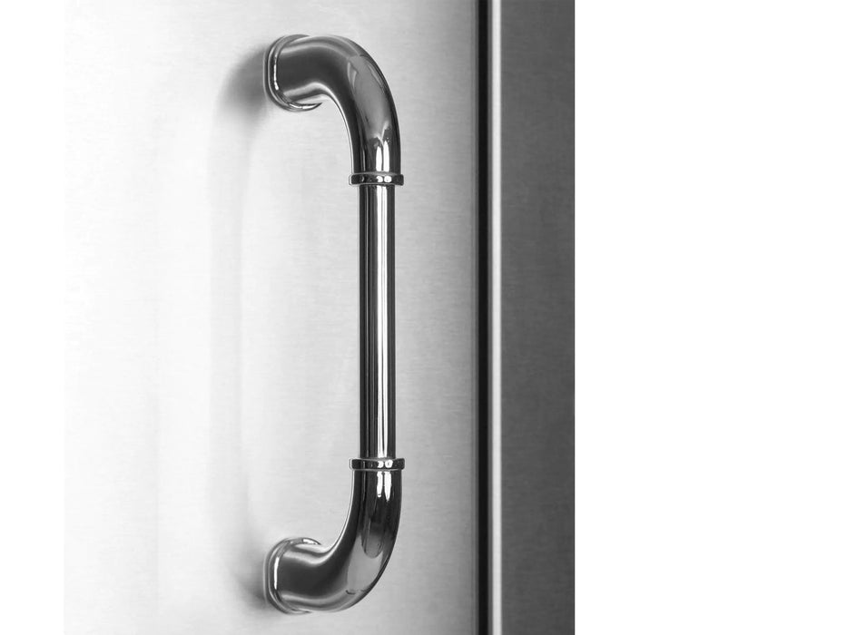 Bull 18-Inch Left Hinged Stainless Steel Single Vertical Access Door with Reveal