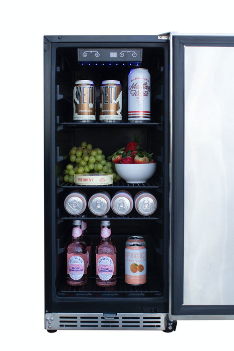 Summerset Grills 15" 3.2c Outdoor Rated Refrigerator (RFR-15S)