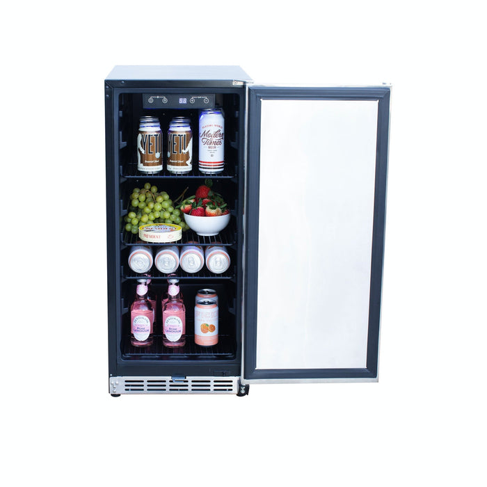 Summerset Grills 15" 3.2c Outdoor Rated Refrigerator (RFR-15S)