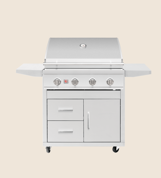 Summerset Deluxe Cart for 32″ Sizzler / Sizzler Pro Grill - CART-SZR32-DC