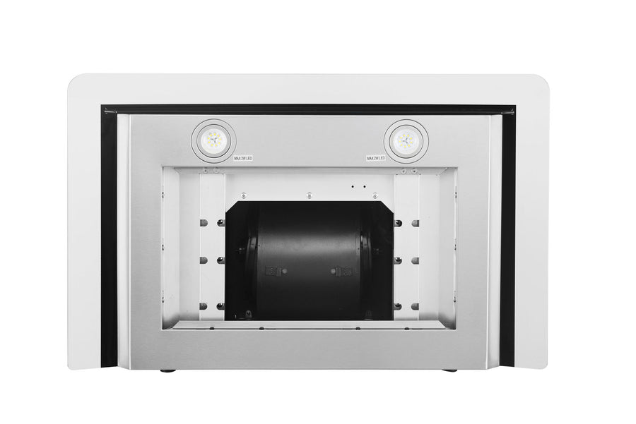 Hauslane | Wall Mount Touch Control Range Hood with Tempered Glass in Stainless Steel (WM-639SS)