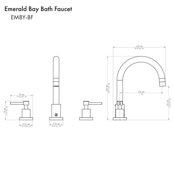 ZLINE Emerald Bay Bath Faucet (EMBY-BF)