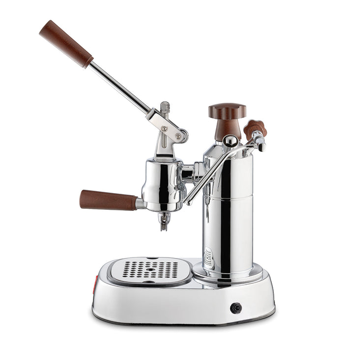 La Pavoni Europiccola - Chrome with Wood EPW-8