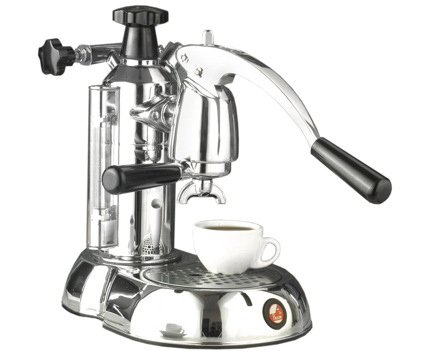 La Pavoni Stradivari 8 Cup-Chrome & Black #ESC-8