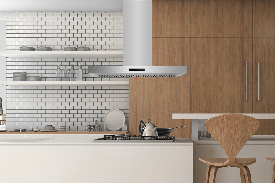 Hauslane | Island T-Shaped Range Hood in Stainless Steel (IS-700SS)