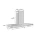 ZLINE Convertible Vent Wall Mount Range Hood in Stainless Steel (KE)