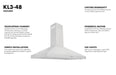 ZLINE Convertible Vent Wall Mount Range Hood in Stainless Steel (KL3)