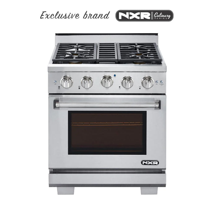 NXR Liquid Propane 30" Culinary Series Gas Range (AK3001LP)