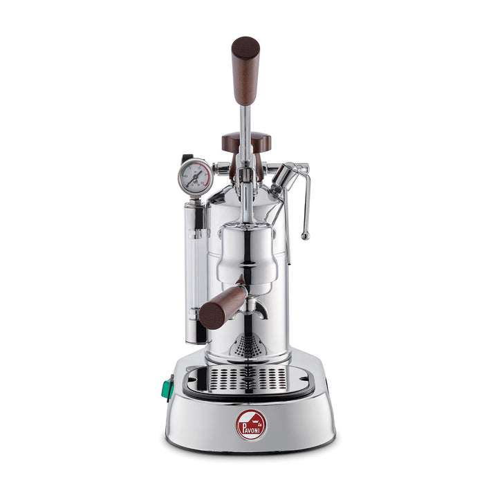 La Pavoni Professional - Chrome with Wood PCW-16