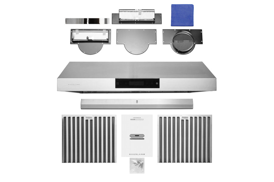 Hauslane | Under Cabinet Versa Vent Range Hood with Stainless Steel Filters (UC-PS18)