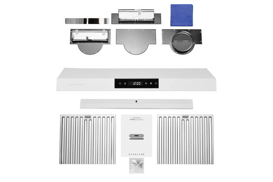 Hauslane | Under Cabinet Versa Vent Range Hood with Stainless Steel Filters (UC-PS18)