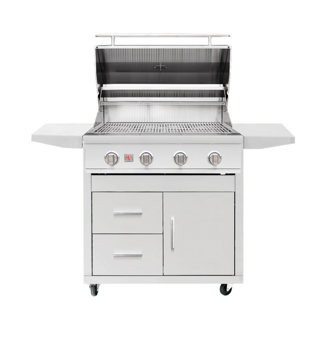 Summerset Deluxe Cart for 32″ Sizzler / Sizzler Pro Grill - CART-SZR32-DC