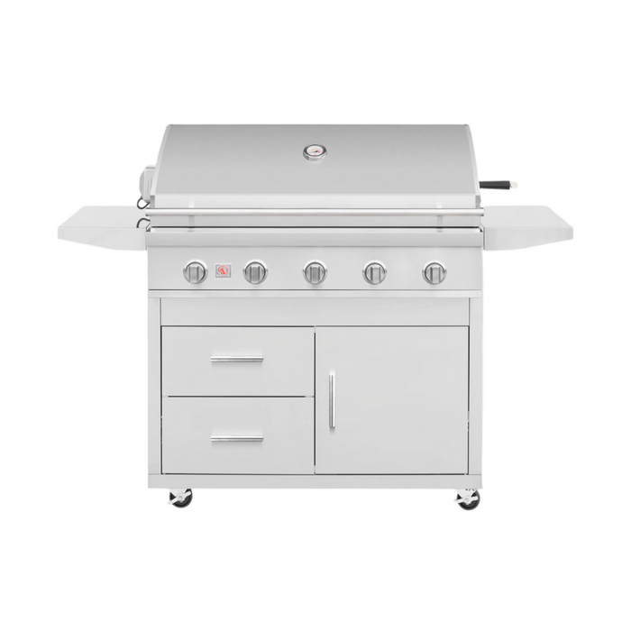 Summerset Deluxe Cart for 40″ Sizzler / Sizzler Pro Grill - CART-SZR40-DC