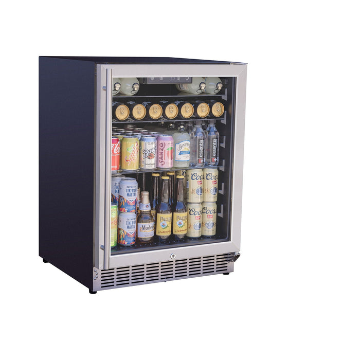 Summerset Grills 24" Outdoor Rated Refrigerator w/ Glass Door (RFR-24G)