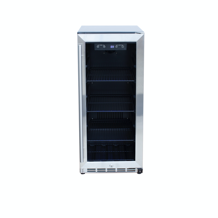 Summerset Grills 15" 3.2C Outdoor Rated Fridge with Glass Door (RFR-15G)