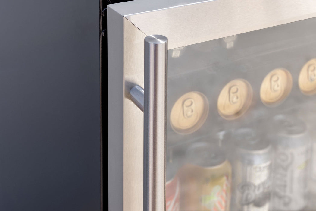 Summerset Grills 24" Outdoor Rated Refrigerator w/ Glass Door (RFR-24G)