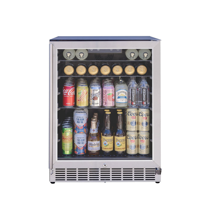 Summerset Grills 24" Outdoor Rated Refrigerator w/ Glass Door (RFR-24G)