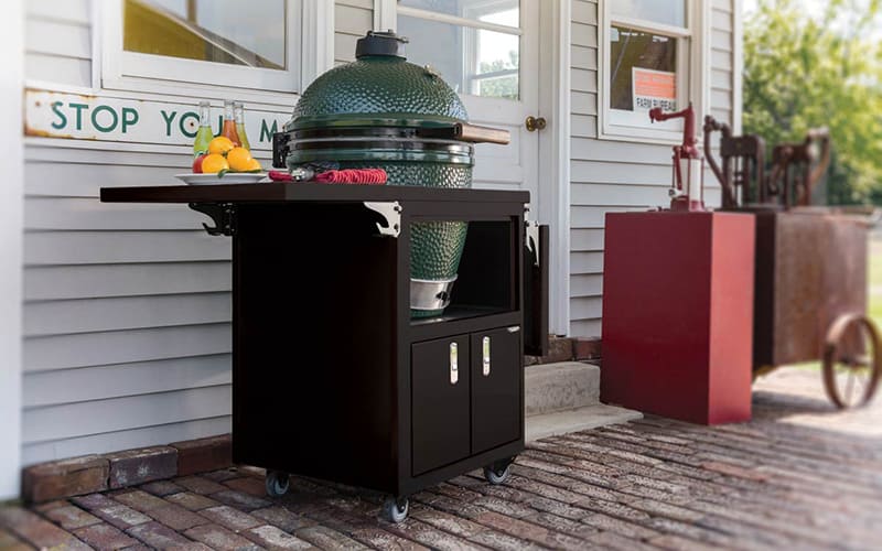 30″ Ceramic Kamado Grill Cart by Challenger Designs