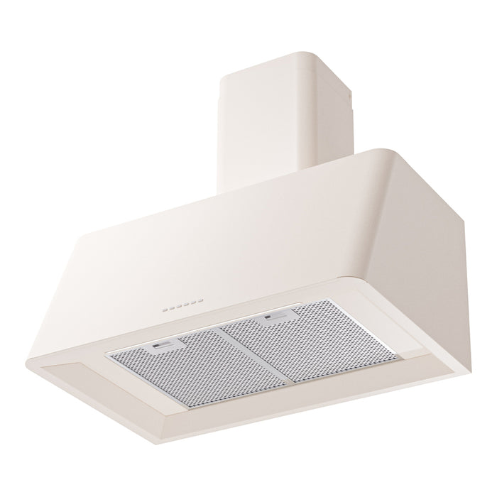 ILVE UAG30 Nostalgie II 30 inch Wall Mount Range Hood with 600 CFM, 3 Speed + Intensive, Front LED Light Bar