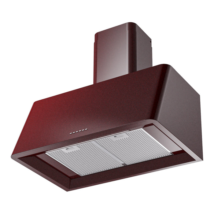 ILVE UAG30 Nostalgie II 30 inch Wall Mount Range Hood with 600 CFM, 3 Speed + Intensive, Front LED Light Bar