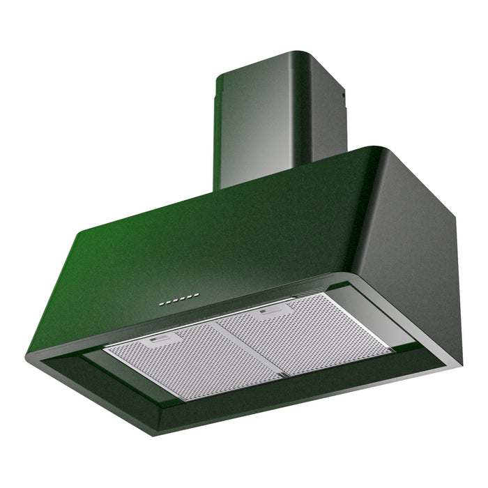 ILVE UAG30 Nostalgie II 30 inch Wall Mount Range Hood with 600 CFM, 3 Speed + Intensive, Front LED Light Bar