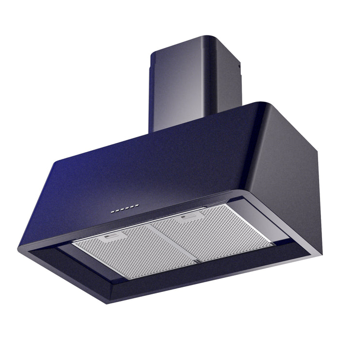 ILVE UAG30 Nostalgie II 30 inch Wall Mount Range Hood with 600 CFM, 3 Speed + Intensive, Front LED Light Bar