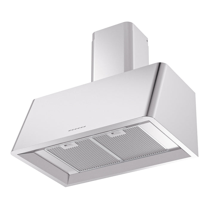 ILVE UAG30 Nostalgie II 30 inch Wall Mount Range Hood with 600 CFM, 3 Speed + Intensive, Front LED Light Bar