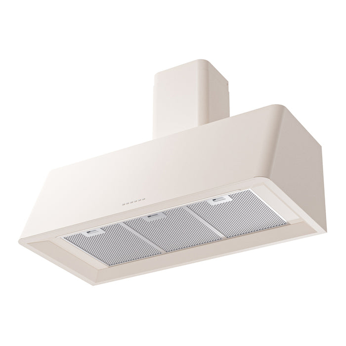 ILVE UAG40 Nostalgie II 40 inch Wall Mount Range Hood with 600 CFM, 3 Speed + Intensive, Front LED Light Bar
