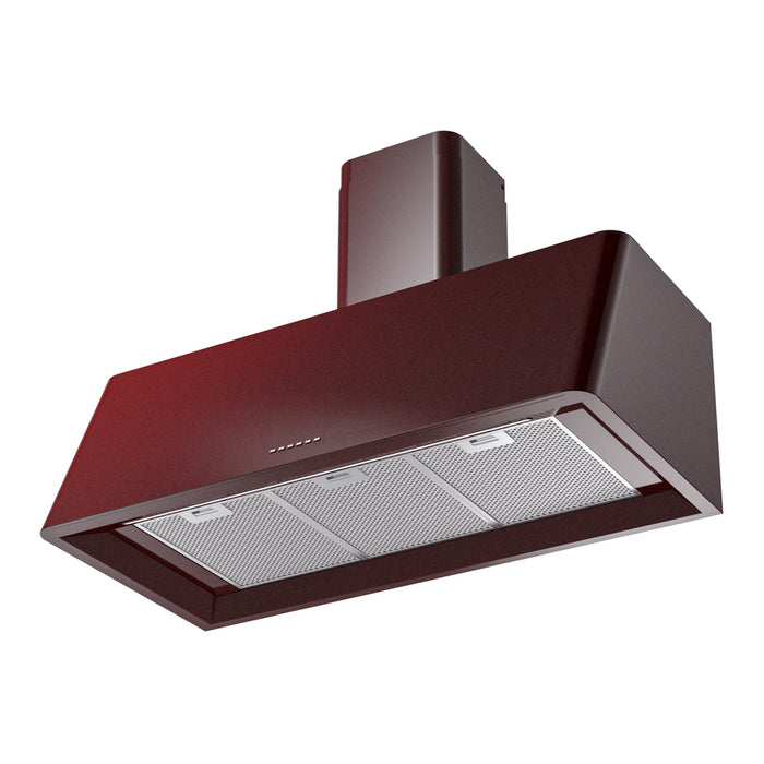 ILVE UAG40 Nostalgie II 40 inch Wall Mount Range Hood with 600 CFM, 3 Speed + Intensive, Front LED Light Bar