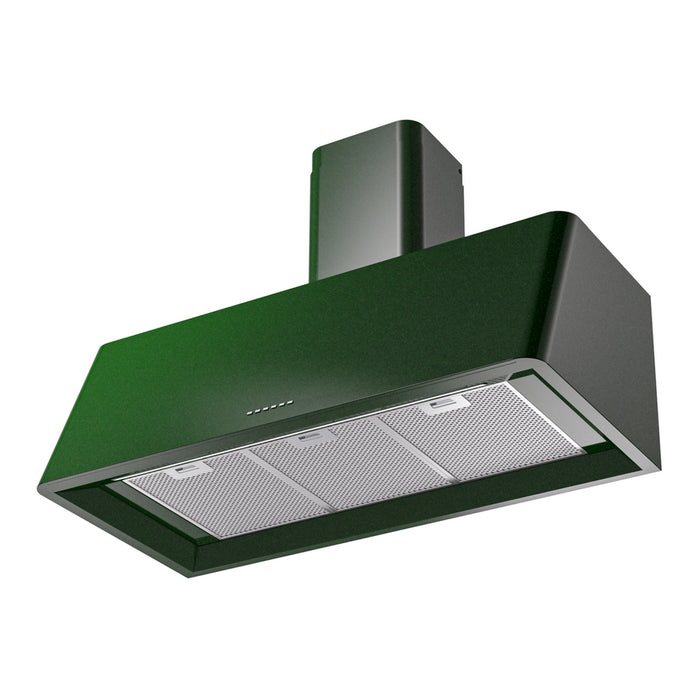 ILVE UAG40 Nostalgie II 40 inch Wall Mount Range Hood with 600 CFM, 3 Speed + Intensive, Front LED Light Bar