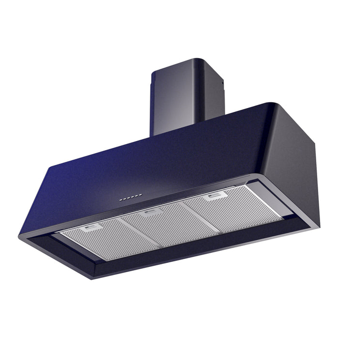 ILVE UAG40 Nostalgie II 40 inch Wall Mount Range Hood with 600 CFM, 3 Speed + Intensive, Front LED Light Bar