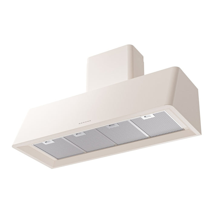 ILVE UAG48 Nostalgie II 48 inch Wall Mount Range Hood with 850 CFM, 3 Speed + Intensive, Front LED Light Bar