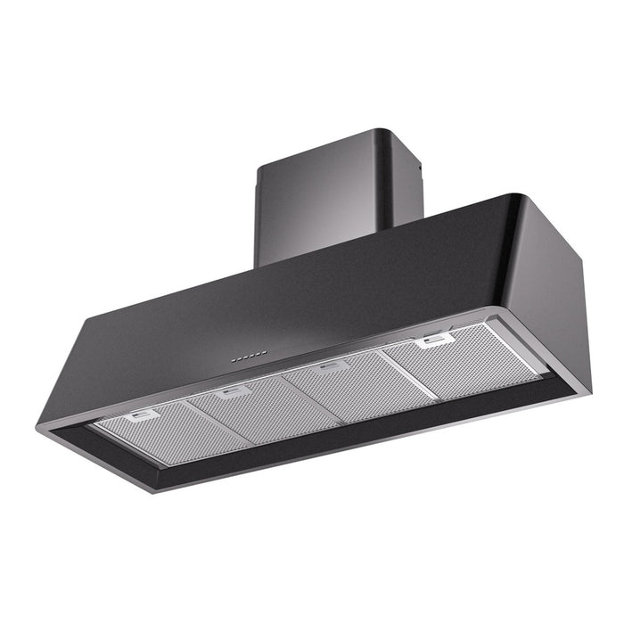 ILVE UAG48 Nostalgie II 48 inch Wall Mount Range Hood with 850 CFM, 3 Speed + Intensive, Front LED Light Bar