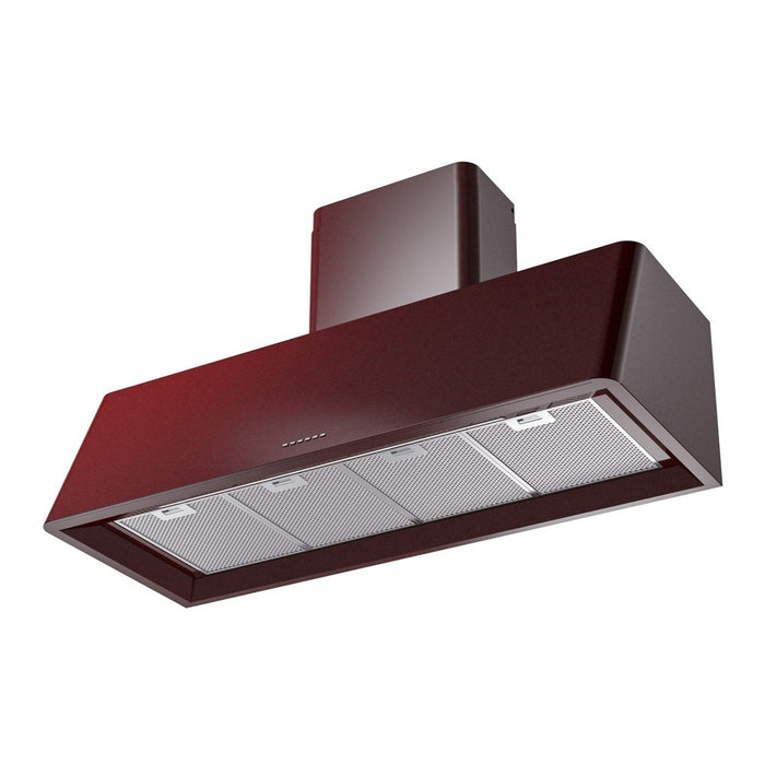 ILVE UAG48 Nostalgie II 48 inch Wall Mount Range Hood with 850 CFM, 3 Speed + Intensive, Front LED Light Bar