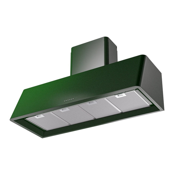 ILVE UAG48 Nostalgie II 48 inch Wall Mount Range Hood with 850 CFM, 3 Speed + Intensive, Front LED Light Bar
