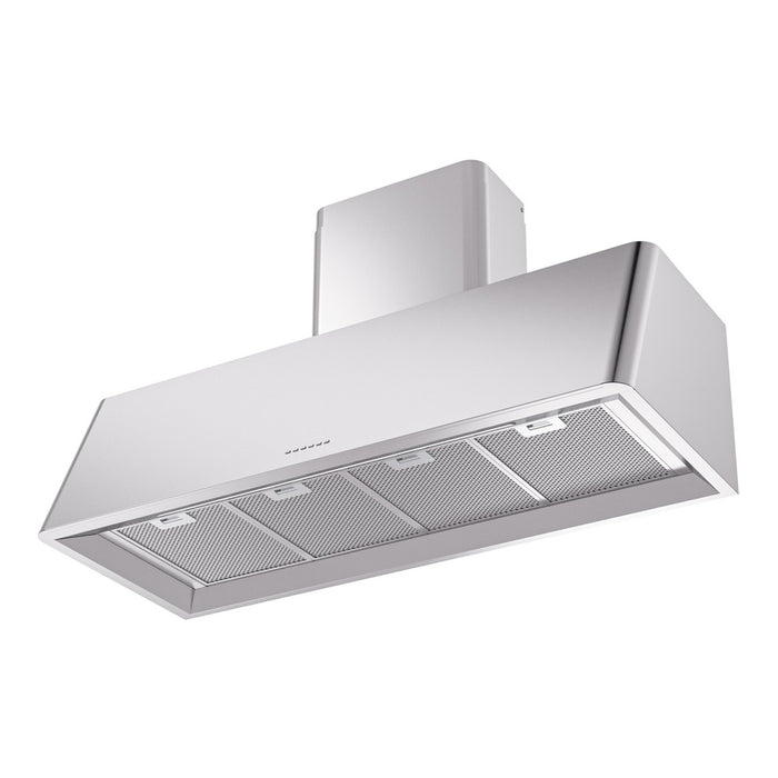 ILVE UAG48 Nostalgie II 48 inch Wall Mount Range Hood with 850 CFM, 3 Speed + Intensive, Front LED Light Bar