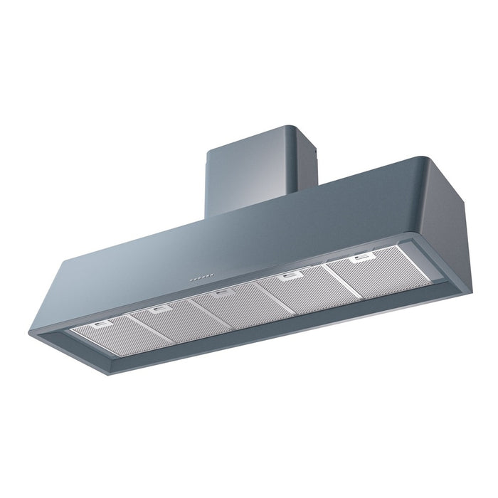 ILVE UAG60 Nostalgie II 60 inch Wall Mount Range Hood with 850 CFM, 3 Speed + Intensive, Front LED Light Bar