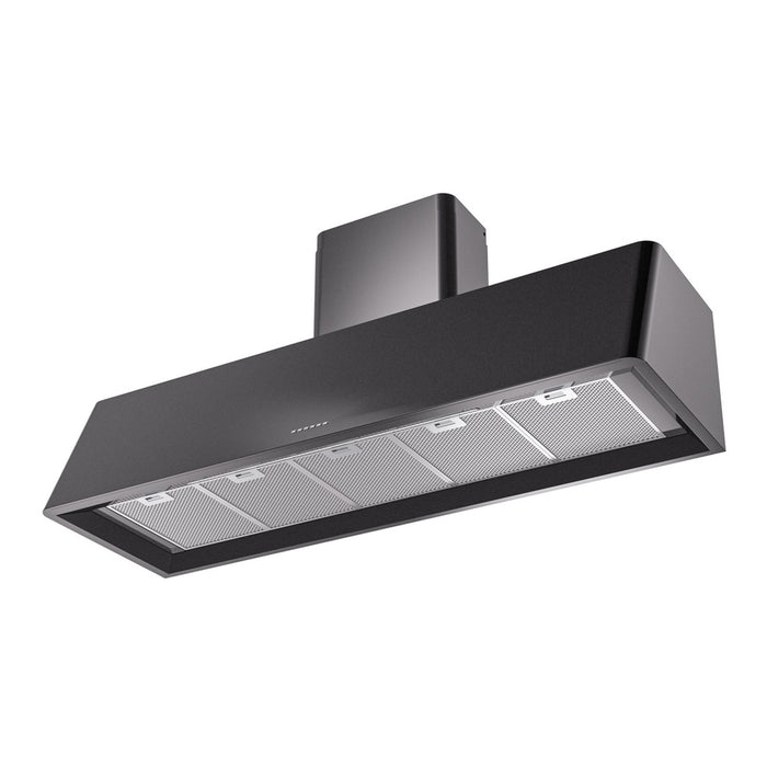 ILVE UAG60 Nostalgie II 60 inch Wall Mount Range Hood with 850 CFM, 3 Speed + Intensive, Front LED Light Bar