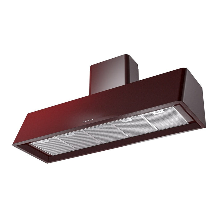 ILVE UAG60 Nostalgie II 60 inch Wall Mount Range Hood with 850 CFM, 3 Speed + Intensive, Front LED Light Bar