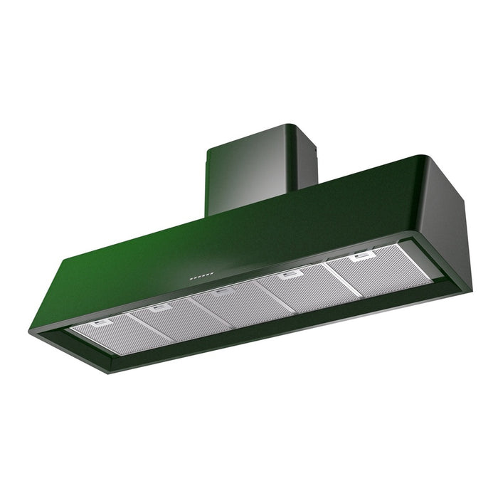 ILVE UAG60 Nostalgie II 60 inch Wall Mount Range Hood with 850 CFM, 3 Speed + Intensive, Front LED Light Bar