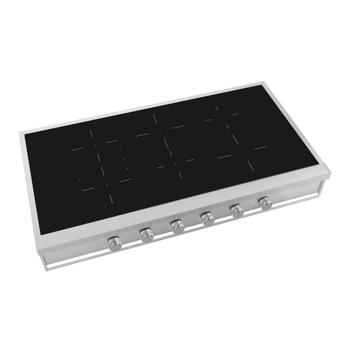 ILVE UHCPI486 Professional Plus II 48 inch Built-In Induction Rangetop, in Stainless Steel