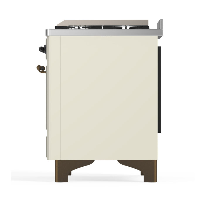 ILVE UM48F Majestic III 48 inch Dual Fuel Range with 8 Burners, Griddle  (UM48FNR3)