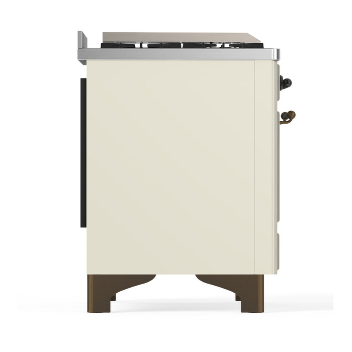 ILVE UM48F Majestic III 48 inch Dual Fuel Range with 8 Burners, Griddle  (UM48FNR3)